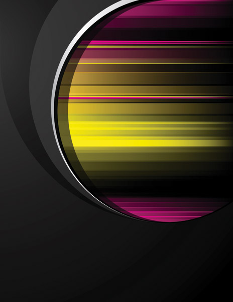 free vector Dynamic trend of the black background vector